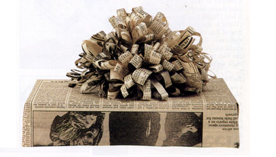 cheap gift wrapping idea