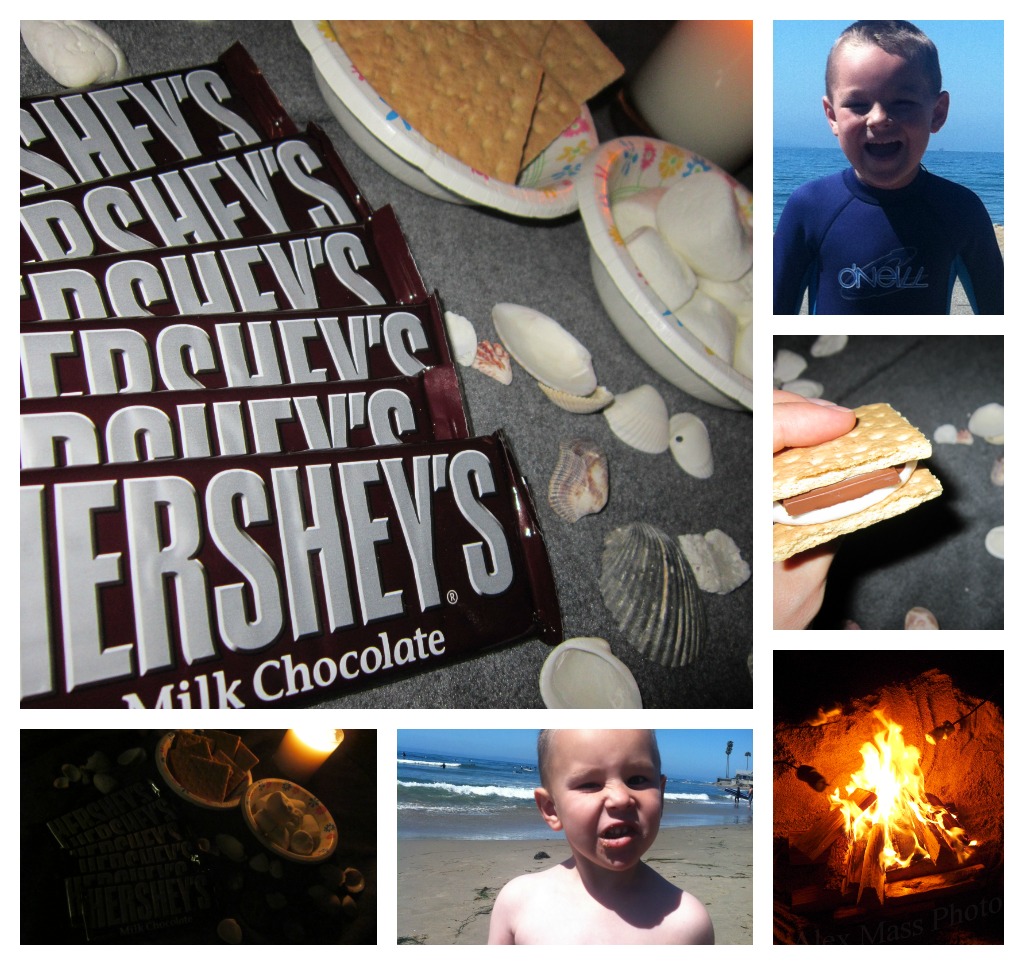 heshey's beach bonfire