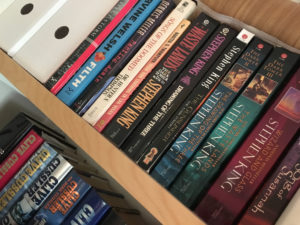 book shelf of books